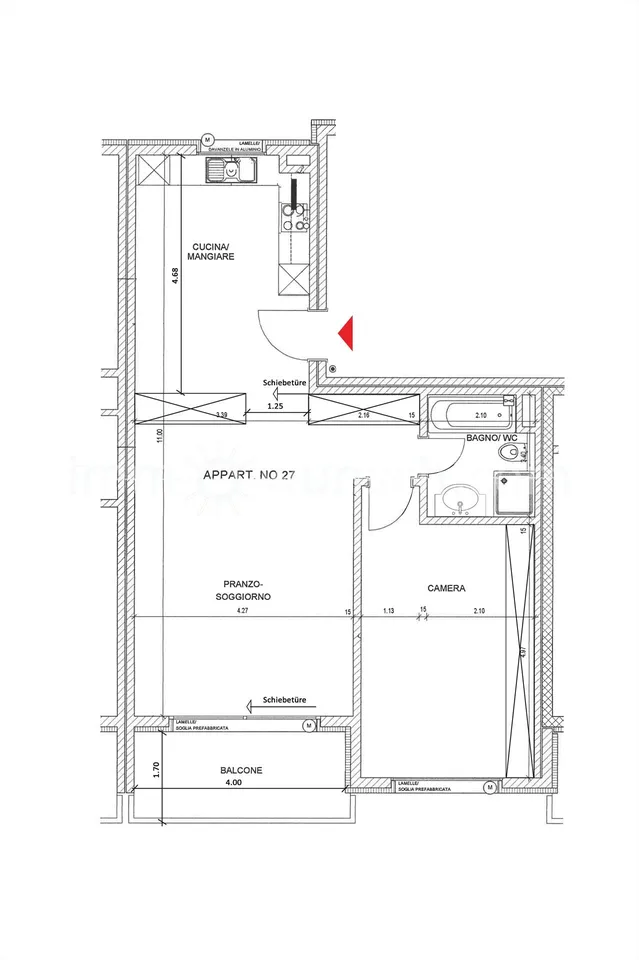 Charmante 2 ½ Zi. Eigentumswg., mit 2. Wohnsitzbewilligung – Foto 2 von 12