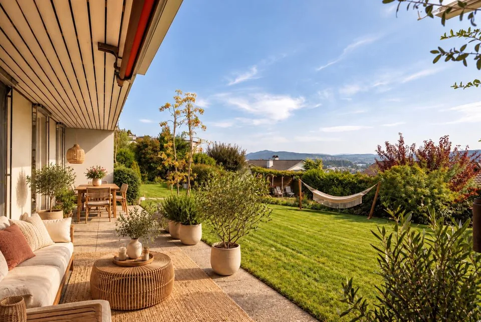 Geroldswil: semidetached house con giardino e bella vista panoramica – foto 4 di 6