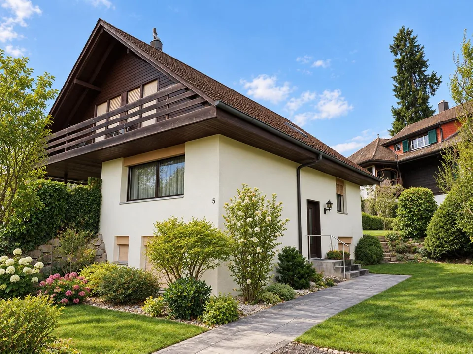 Freistehendes Einfamilienhaus mit Pool in Innerberg – Foto 2 von 13