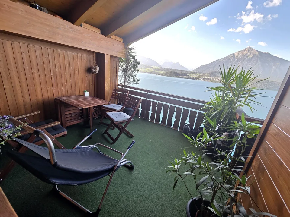 gemütliche Wohnung mit fantastischer Aussicht