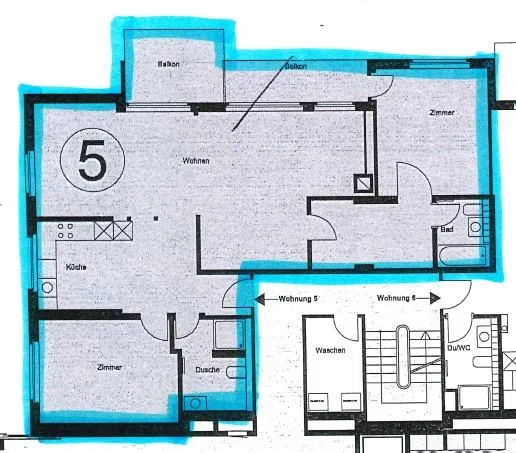 Attraktive Wohnung an zentraler Lage in Domat/Ems