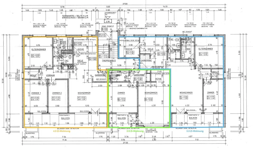 3.5 Zimmerwohnung im 2. OG an ruhiger Lage