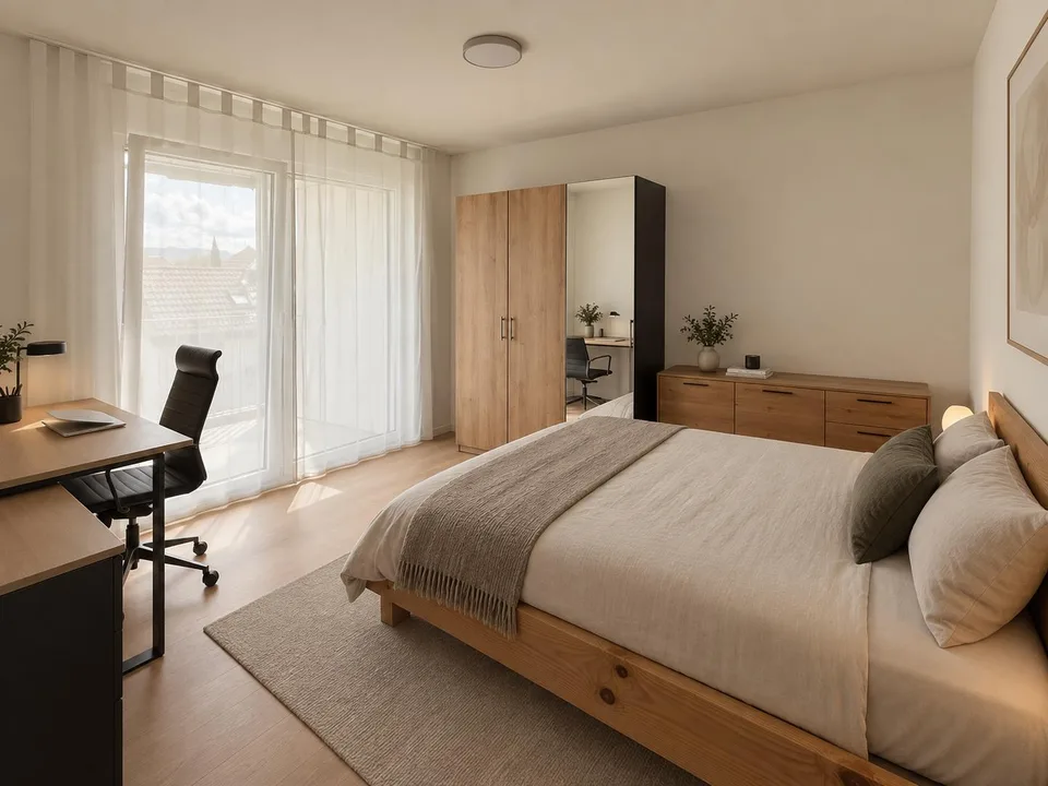 Grosszügige 3½-Zimmer-Wohnung mit Balkon und 105 m² in Bazenheid