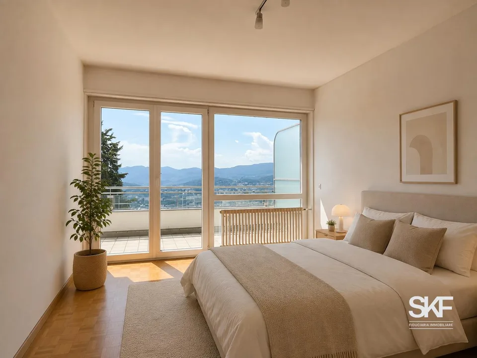 ALDESAGO - AFFITTASI LUMINOSO 2.5 LOCALI VISTA LAGO – Foto 6 von 9