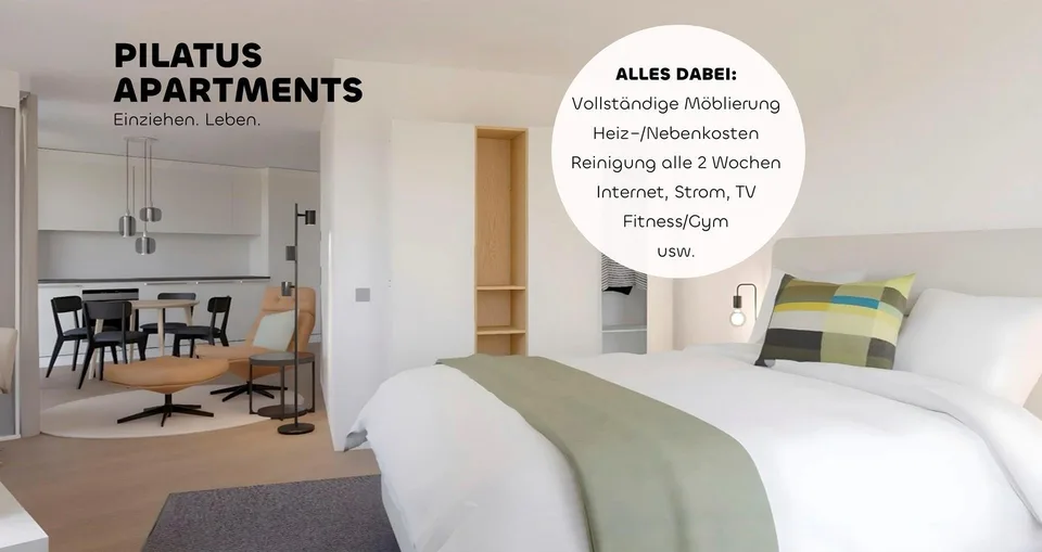 Einzigartig in der Zentralschweiz: MOVEment-Apartment im Pilatus Tower – Foto 4 von 10