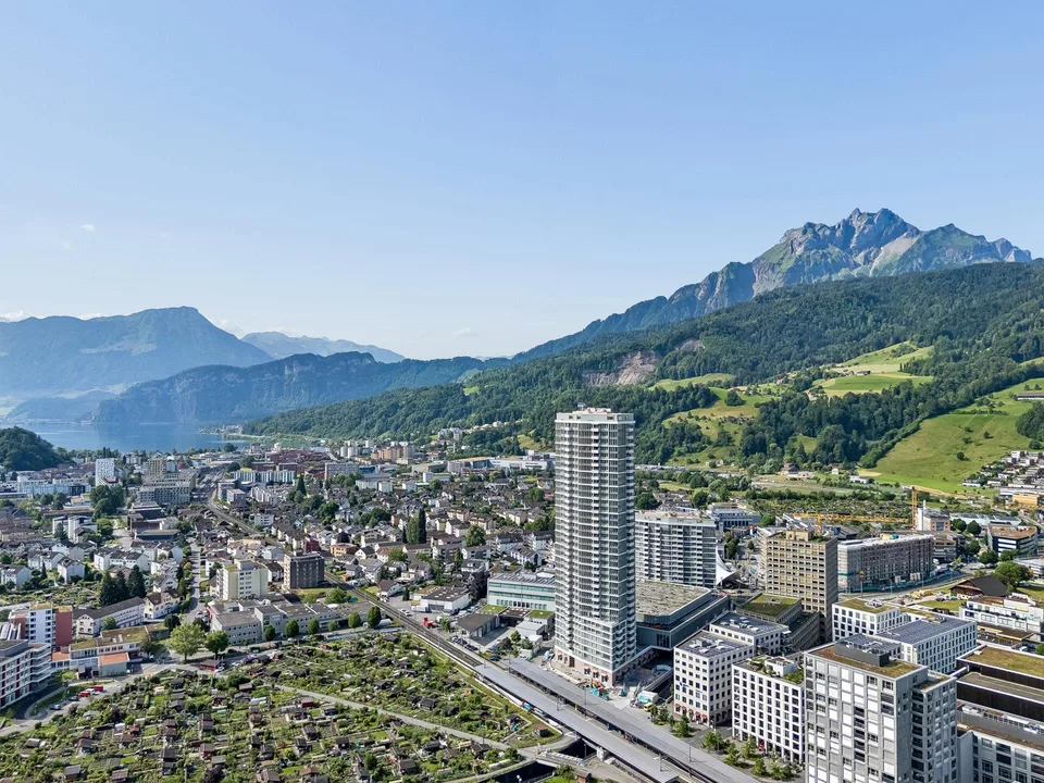 Einzigartig in der Zentralschweiz: MOVEment-Apartment im Pilatus Tower – Foto 7 von 10