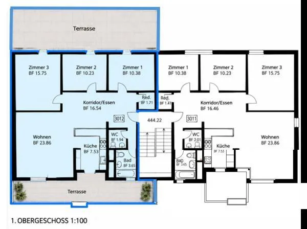 4.5-Zimmer-Wohnung in Dübendorf mit grosser Terrasse Ihr Zuhause m...