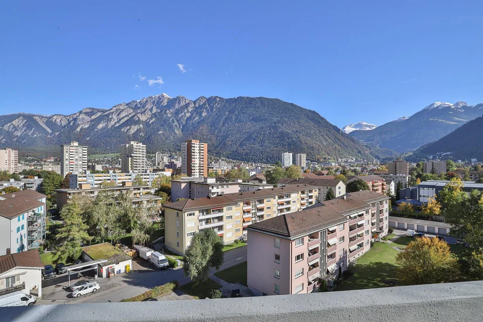 Balkon mit Panorama