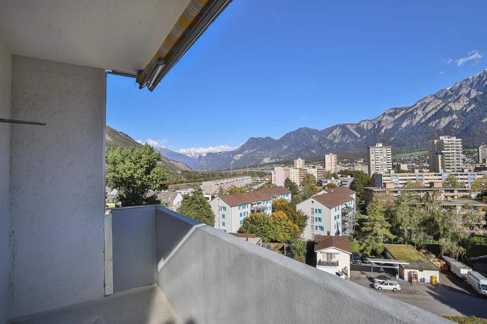 Balkon mit Panorama