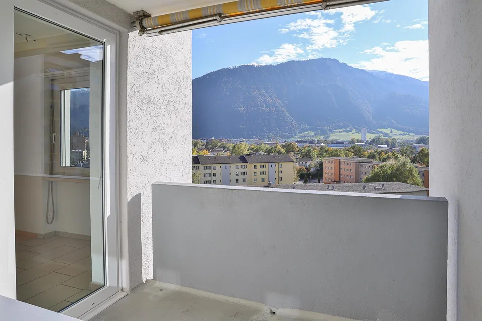 Balkon mit Panorama