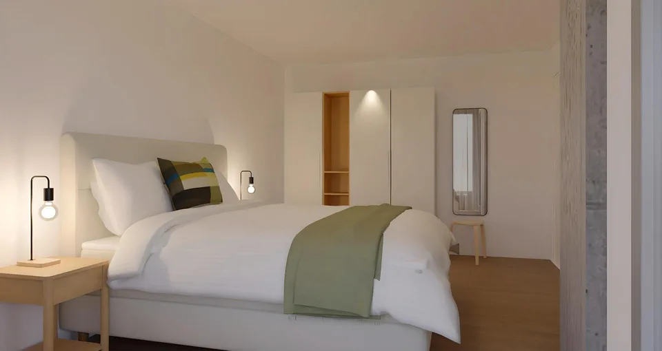 Erstbezug im Pilatus Tower: Möblierte 2.5-Zimmer-Wohnung – Foto 2 von 8