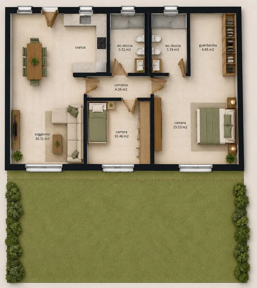 NUOVI APPARTAMENTI DI 3.5 LOCALI IN AFFITTO A BALERNA – Foto 4 von 10