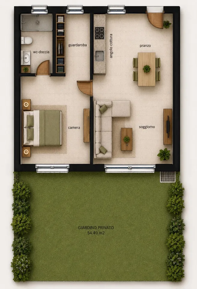 2.5 Zimmer Wohnung in Balerna – Foto 10 von 11