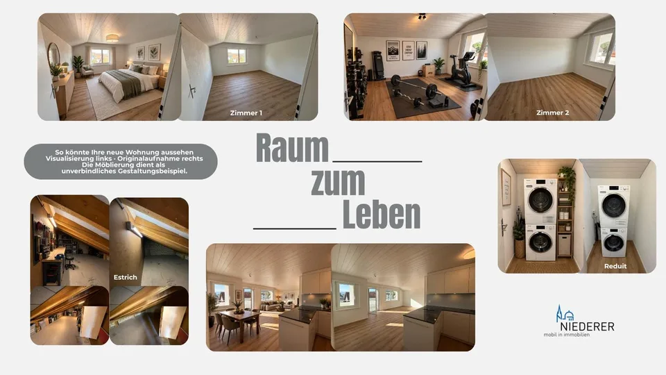 Einmalige Gelegenheit: Grosszügige 3,5 Zimmer Dachwohnung mit viel ... – photo 3 of 7