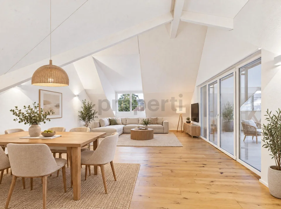 Penthouse apartment with a far-reaching view - Your new home in the heart of Schneisingen – photo 5 of 31