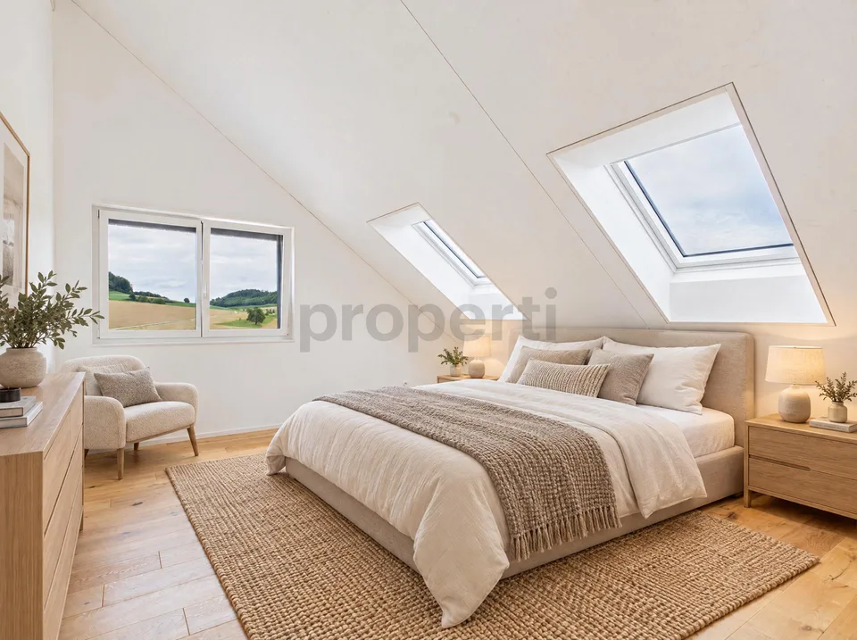 Penthouse apartment with a far-reaching view - Your new home in the heart of Schneisingen – photo 11 of 31