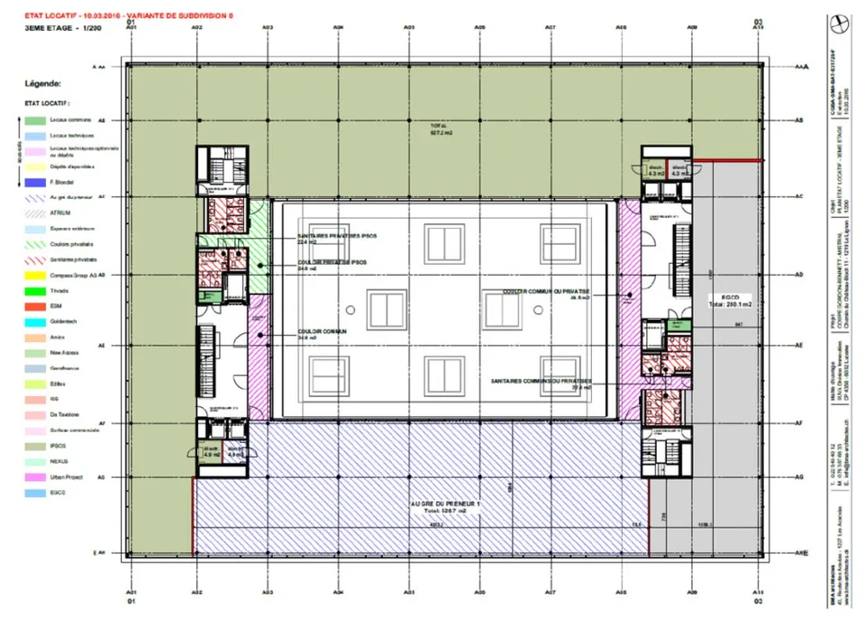 Surface de bureaux de 975m² – foto 7 di 7