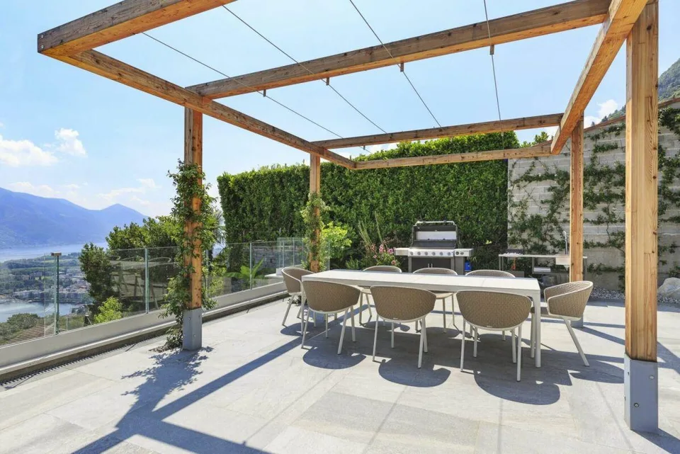 Brione sopra Minusio - Wunderschöne Gartenwohnung mit Seesicht – Foto 16 von 19