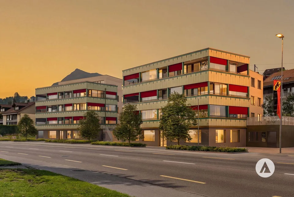 Neubauprojekt Gwattmoos: 4½-Zimmerwohnung im 2. OG, Haus C – Foto 4 von 13