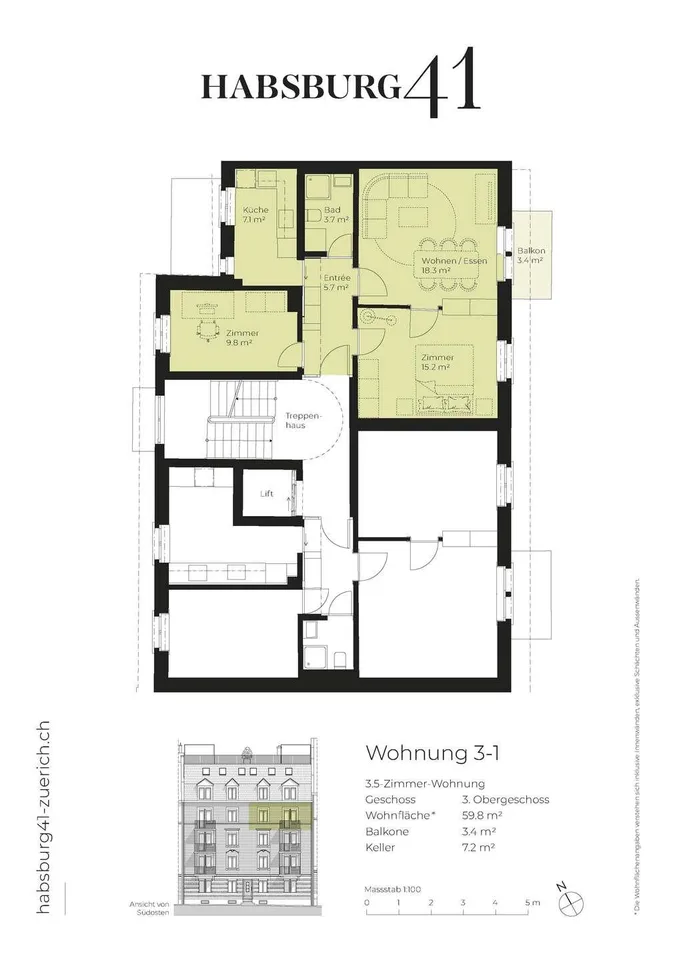 Stadtgefühl, Quartiercharme und ein Zuhause mit Anspruch - Habsburg 41 – foto 5 di 5