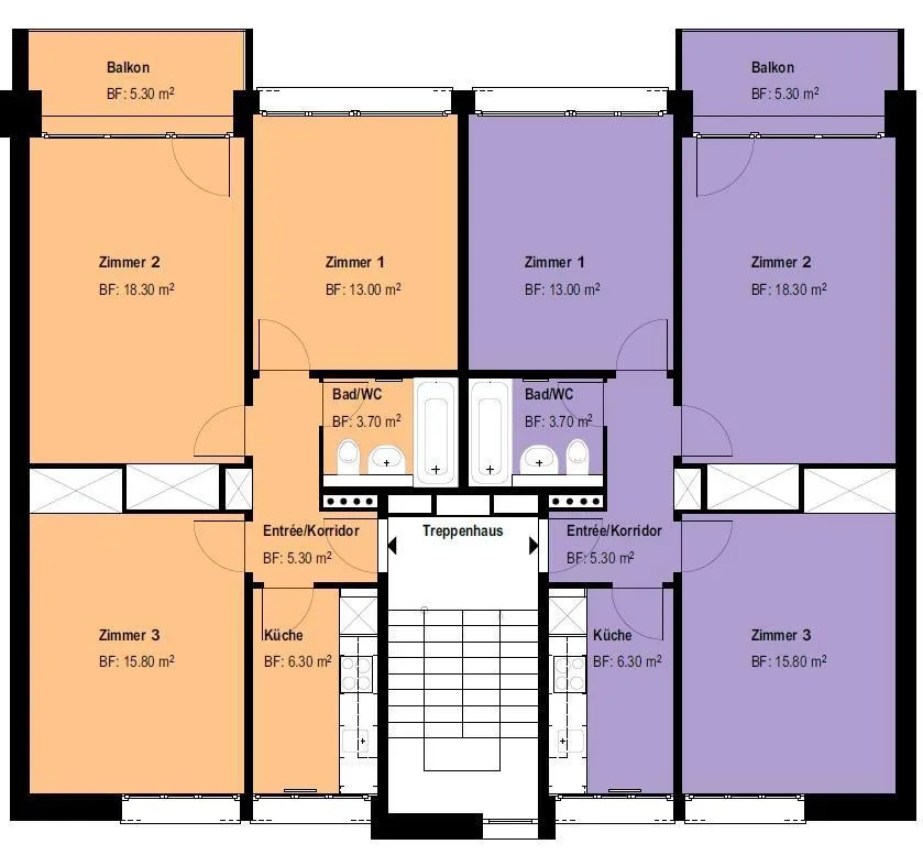 Moderne 3-Zimmerwohnung – Foto 9 von 9