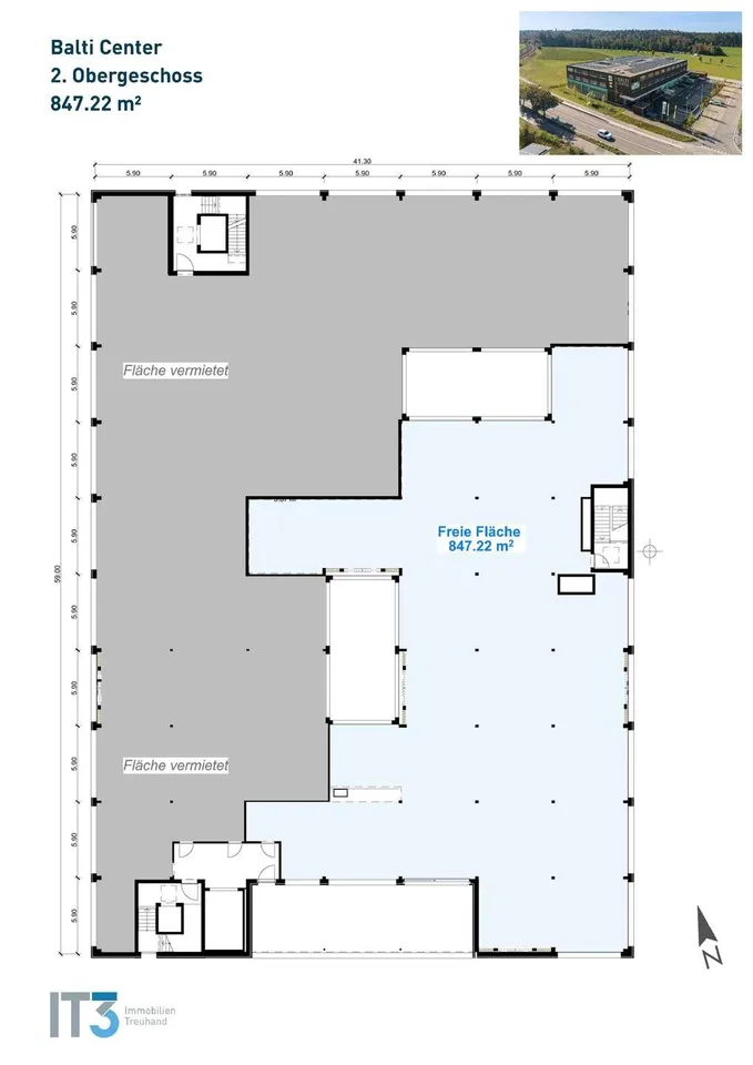 Attraktive Gewerbeflächen im neuen Balti Center – photo 10 of 10