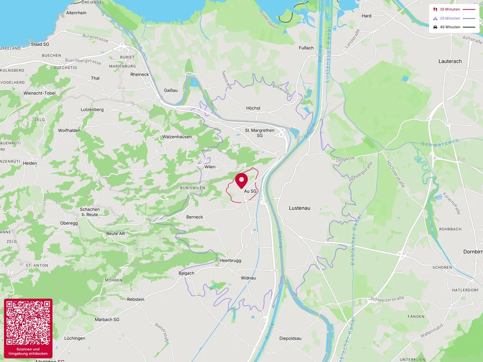Panorama Blick über das Rheintal- 3.5 Zimmer Wohnung in Au zu verka... – foto 14 di 14