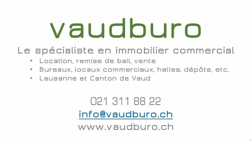 Vaud local stockage showroom depot archives à louer En Budron 600/1... – foto 10 di 10