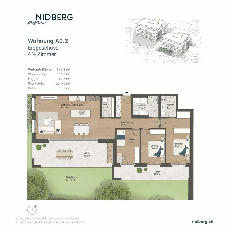Mehr draussen. Mehr Zuhause. Am Nidberg – foto 5 di 5