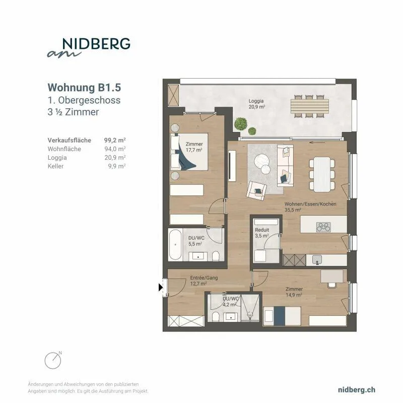 Ein Zuhause mit Aussicht am Nidberg – Foto 5 von 5