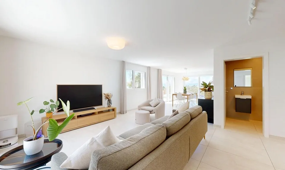 Duplex 4,5 pièces - jardin privatif et vue lac à Belmont-sur-Lausanne – photo 7 sur 11