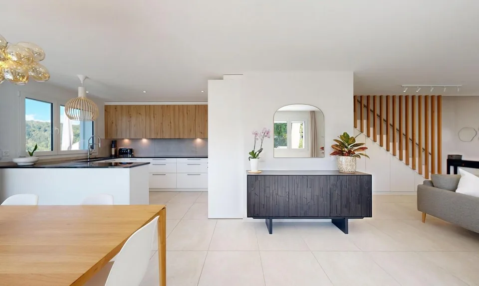 Duplex 4,5 pièces - jardin privatif et vue lac à Belmont-sur-Lausanne – photo 4 sur 11