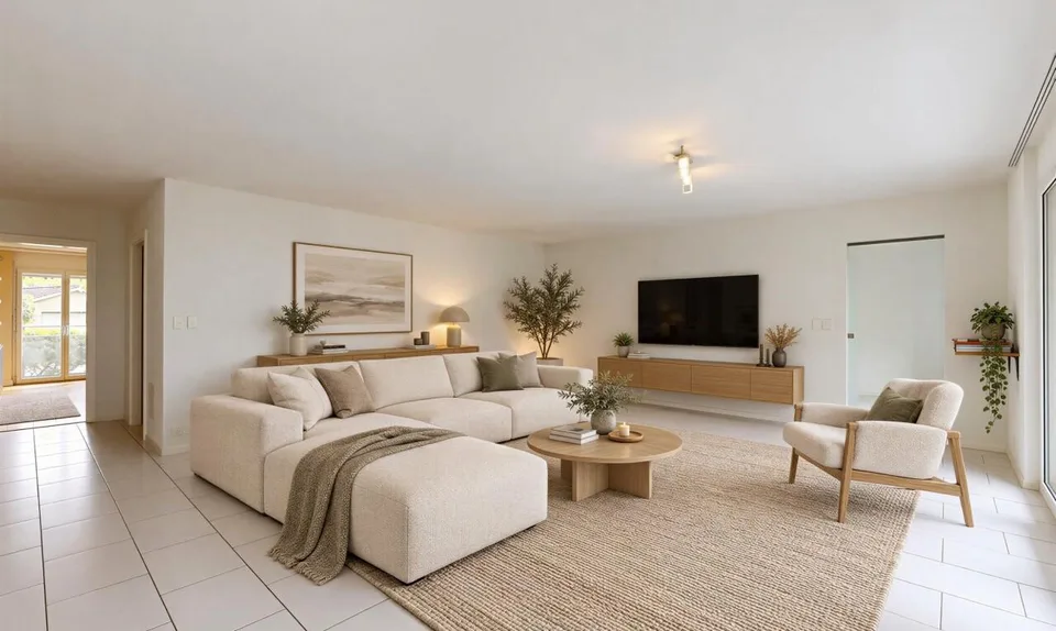 Rez-de-jardin 5,5 pièces à Morges, rénové, jardin privé – Foto 7 von 11