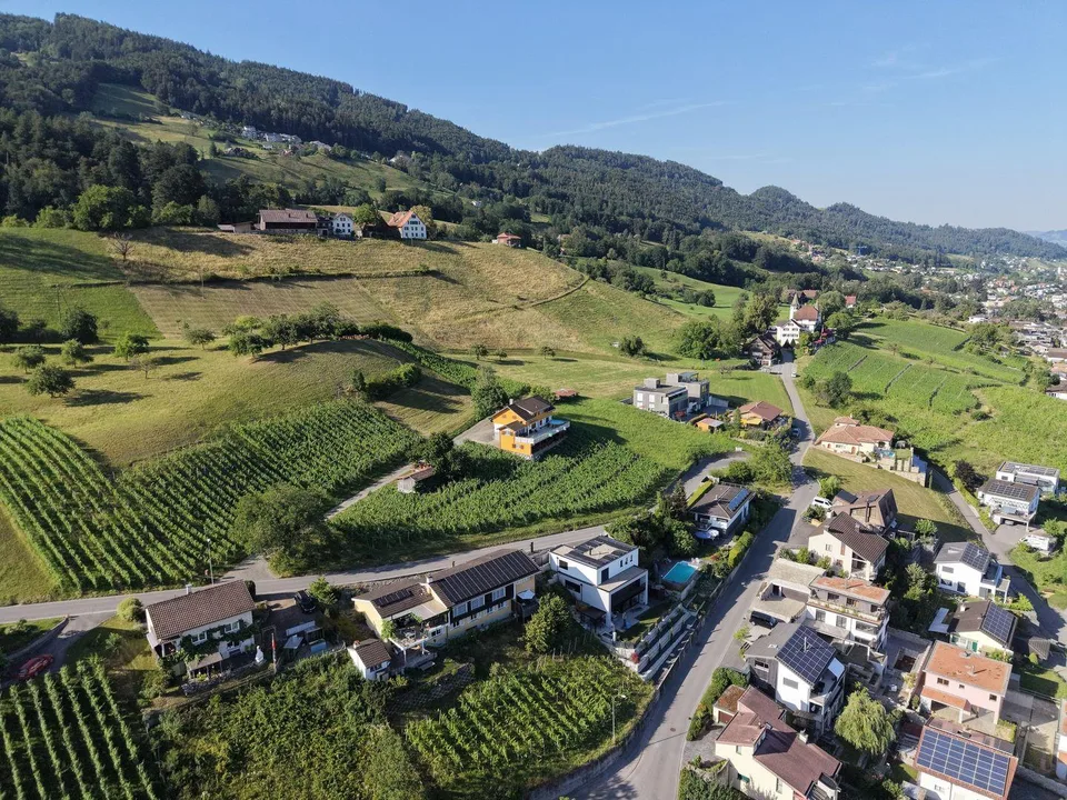 Baulandparzelle am Südhang mit Weitsicht über das Rheintal – foto 7 di 10