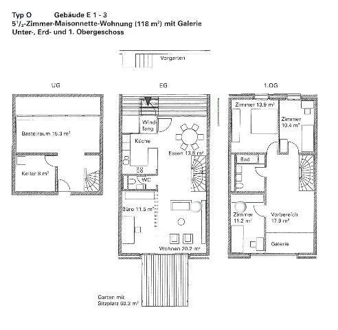 Maisonette moderna con giardino – foto 9 di 9