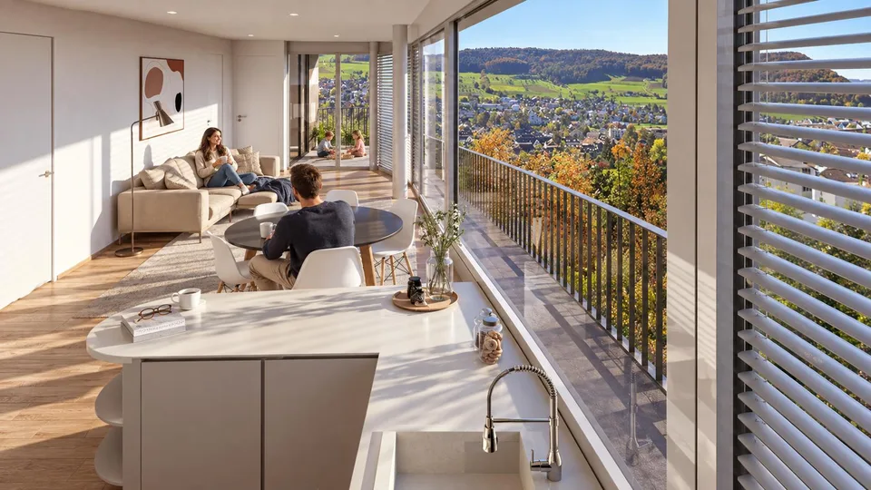 Top-Dachwohnung mit atemberaubender Panoramasicht – photo 2 of 8
