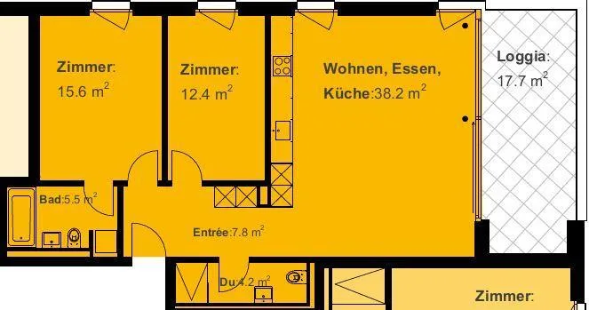 Appartement 3,5 pièces à Neunkirch – photo 8 sur 8