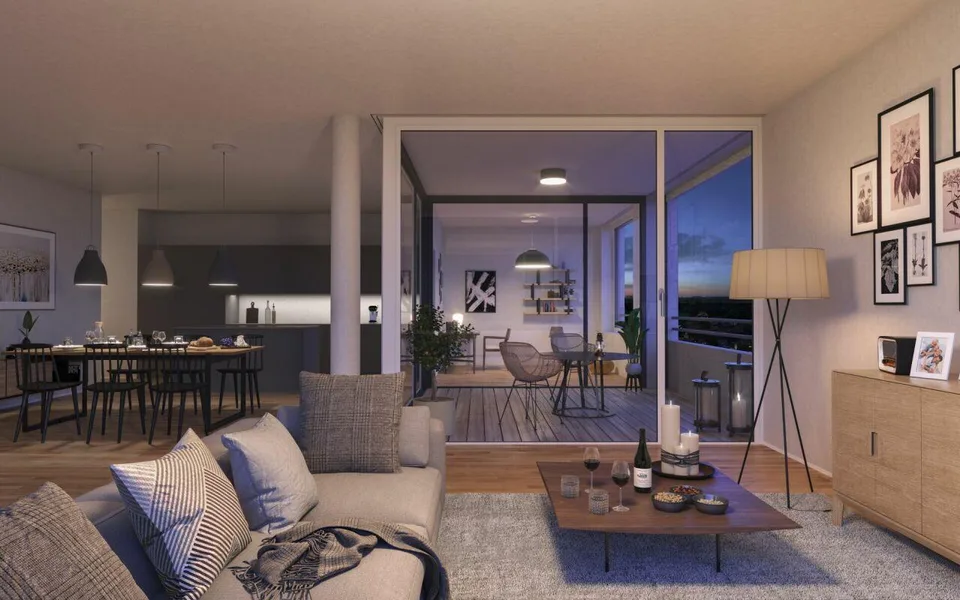Einmalige 4.5-Zimmerwohnung im 9. Obergeschoss mit Weitblick über d... – Foto 8 von 11