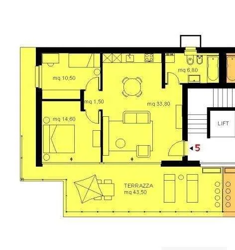 Appartamento 3.5 loc. con terrazza e giardino – Foto 8 von 8