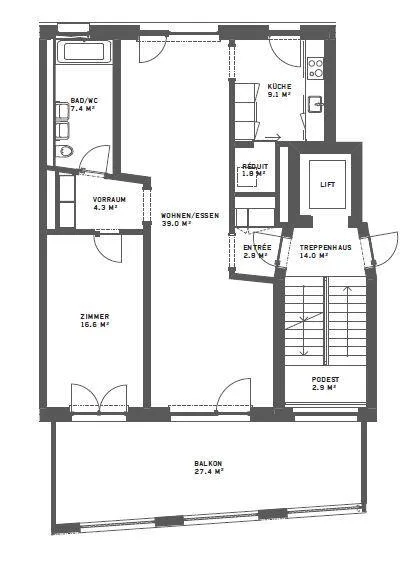 Moderne Wohnung im Richti Areal beim Glattzentrum – Foto 6 von 7
