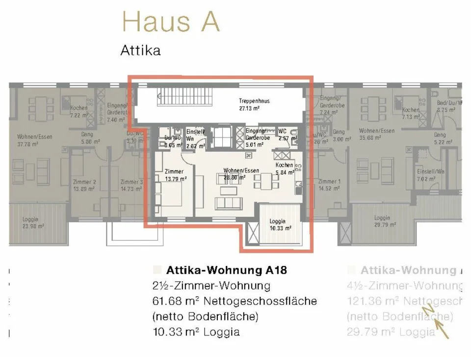 Limité : Appartement penthouse meublé et neuf avec une vue magnifique sur les montagnes – photo 14 sur 14