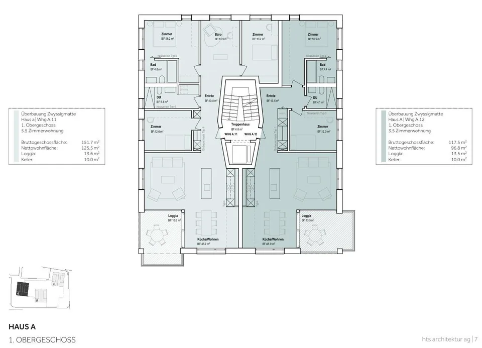 Moderne 5½-Zimmer-Neubauwohnung an attraktiver Lage in Seedorf – foto 10 di 10