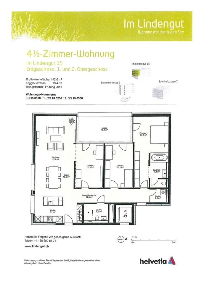4.5 Zimmer Wohnung in Rüschlikon – Foto 8 von 9