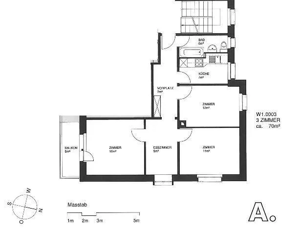 Attraktive 3-Zimmerwohnung mit Balkon und guter Infrastruktur – Foto 7 von 7