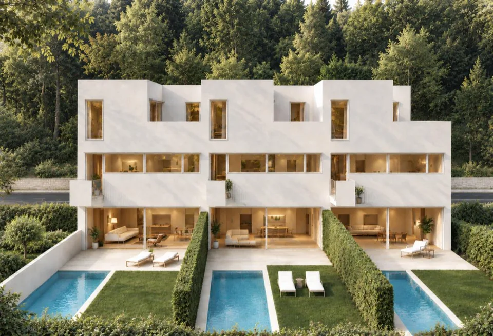 Nuovo progetto di tre ville - vivere nel verde a pochi minuti dalla... – foto 4 di 5