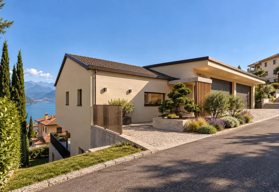 Bissone: terreno con vista lago e progetto per esclusiva residenza ... – photo 10 of 12