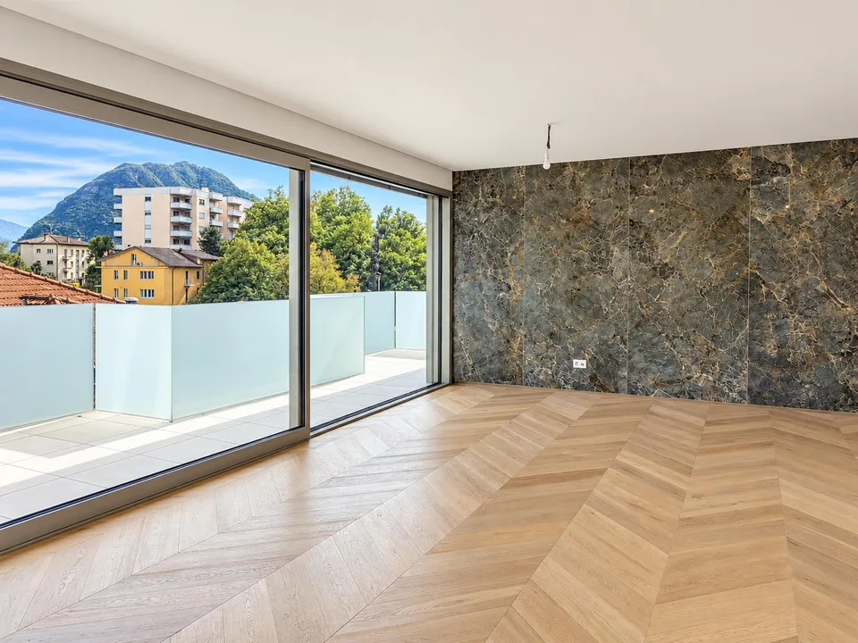 Attico di 4.5 locali con roof top vista lago – photo 3 sur 9
