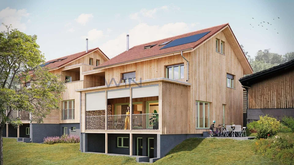 Massivholz-Neubau mit Blick auf den Sarnersee – Foto 3 von 8