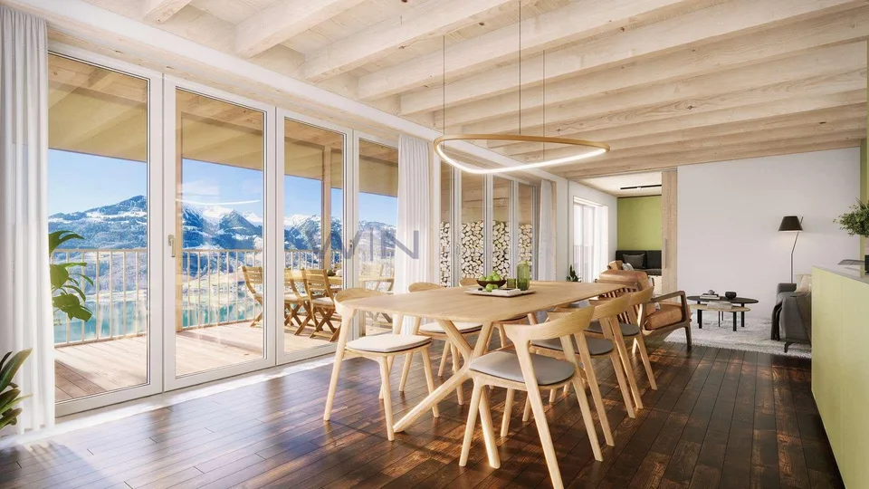 Massivholz-Neubau mit Blick auf den Sarnersee – Foto 4 von 8