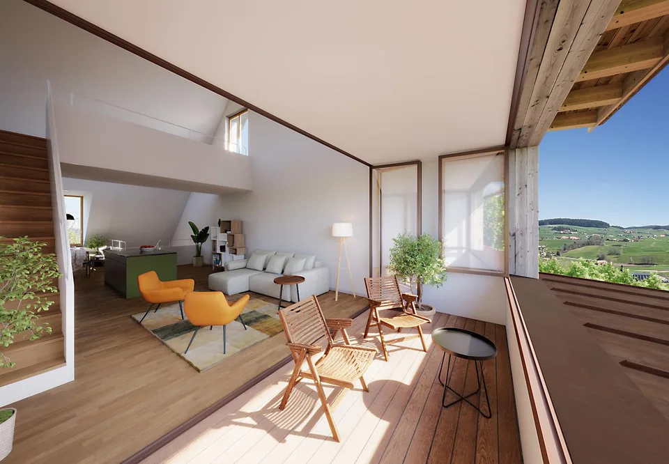 3.5-Zimmer-Gartenwohnung mit direktem Zugang ins Grüne – foto 6 di 6